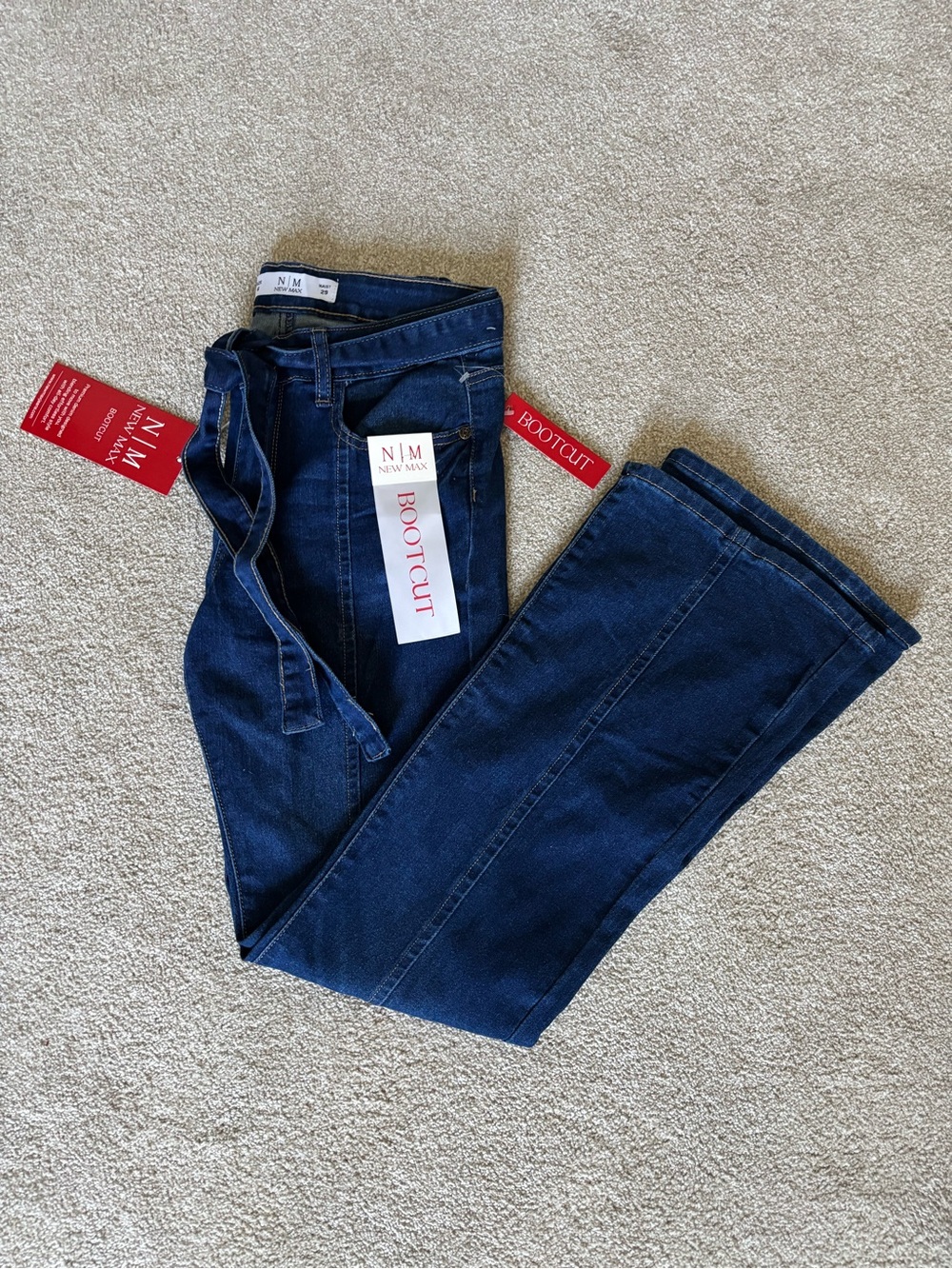 New Max Bootcut Perfect Fit Comfort Stretch Jeans Blue Size 6